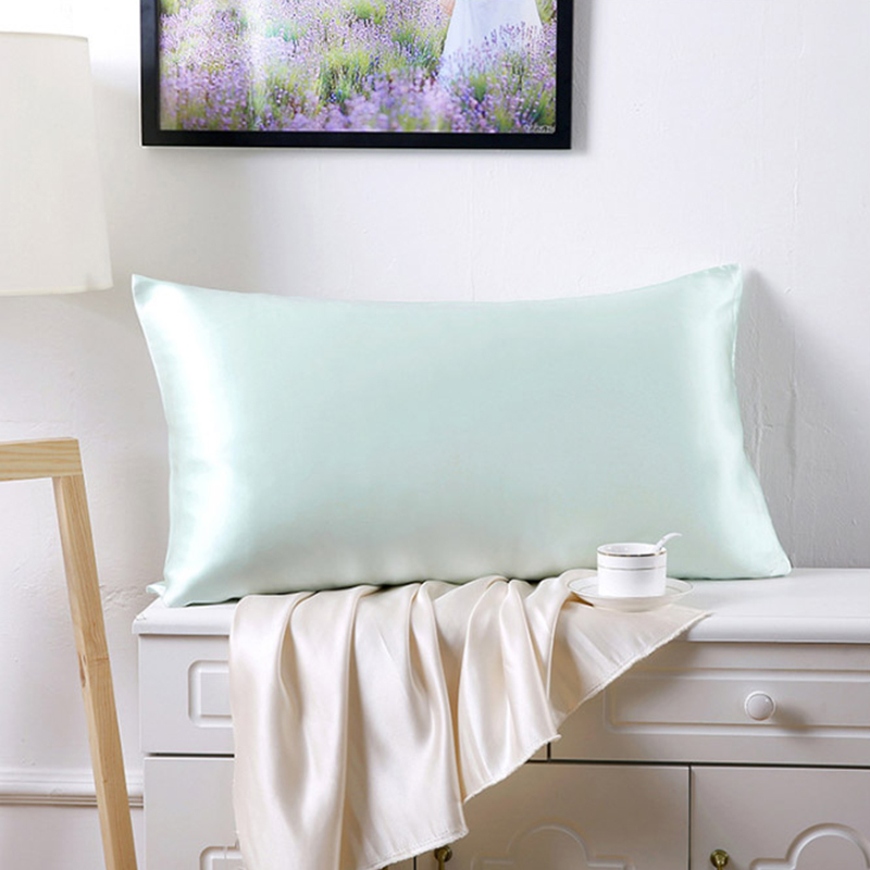 Pillow Case 1PC 100% Nature Mulberry Silk Pillowcase Custom Satin For Healthy Standard Queen King Multicolor