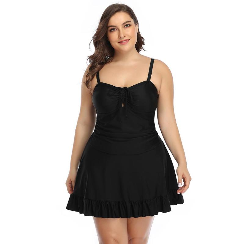 Rhyme Lady Solid Big Size One Piece Swimsuit Plus size Women 2020 Deep V Neck Sexy Black Green Blue Bikini 6xl Swimwear Padded
Rhyme Lady Solid Big Size One Piece Swimsuit Plus size Women 2020 Deep V Neck Sexy Black Green Blue Bikini 6xl Swimwear Padded
