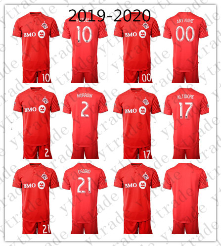 2019-2020 Toronto Soccer Jersey Men 10 Sebastian Giovinco Osorio Set Altidore Make Morrow Custom FC Football Shirt Kits Uniform Red
2019-2020 Toronto Soccer Jersey Men 10 Sebastian Giovinco Osorio Set Altidore Make Morrow Custom FC Football Shirt Kits Uniform Red