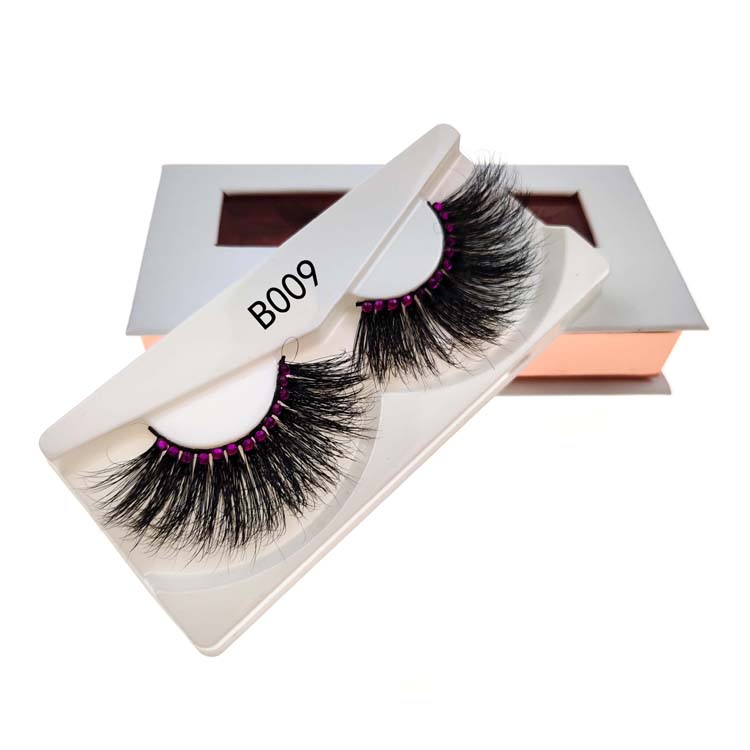 High Quality 25mm Mink Lashes Handmade Shimmery 3D/5D Mink Eyelashes Natural Fluffy 3D Mink Lashes Makeup Eyelash Extension False Eyelashes