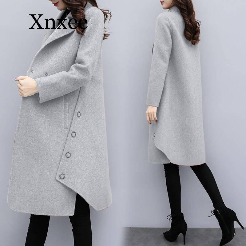 New Autumn Winter Coat Women High Quality Wool Blend Cardigan Jacket Coat Oversize Long Trench Outwear Wool Women, Black
New Autumn Winter Coat Women High Quality Wool Blend Cardigan Jacket Coat Oversize Long Trench Outwear Wool Women, Black