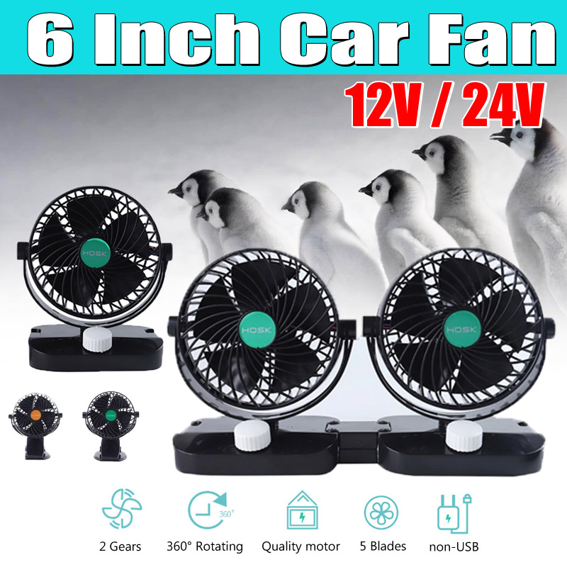 12V/24V Mini Fan for Car Truck universal Rechargeable Cooling Fan Home Cooling Ventilation 6 inch
12V/24V Mini Fan for Car Truck universal Rechargeable Cooling Fan Home Cooling Ventilation 6 inch