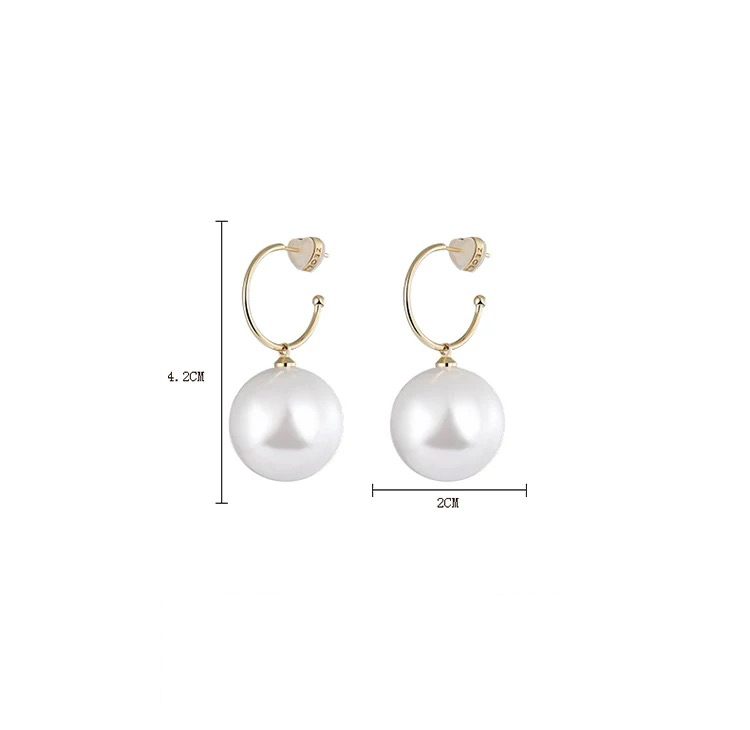 Fashion- spring and summer new listing marine series pearl short earrings female ladies temperament suitable for banquet
