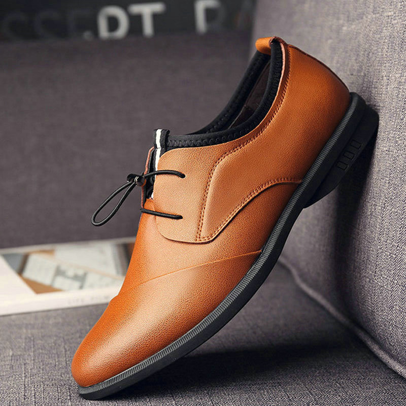 Men Lace Up Genuine Leather Shoes Men Formal Shoes Fashion Leather Dress Shoe Pointed Oxfords A52-69, Black lace up
Men Lace Up Genuine Leather Shoes Men Formal Shoes Fashion Leather Dress Shoe Pointed Oxfords A52-69, Black lace up