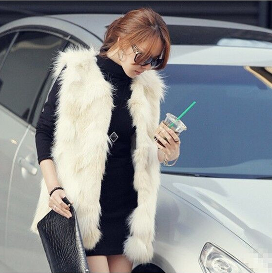 Furry Women Faux Fur Vest 2019 Furry Luxury Robe Women Winter Long Fur Waistcoat Female Vintage Workwear Vest R19, Multi 
Furry Women Faux Fur Vest 2019 Furry Luxury Robe Women Winter Long Fur Waistcoat Female Vintage Workwear Vest R19, Multi