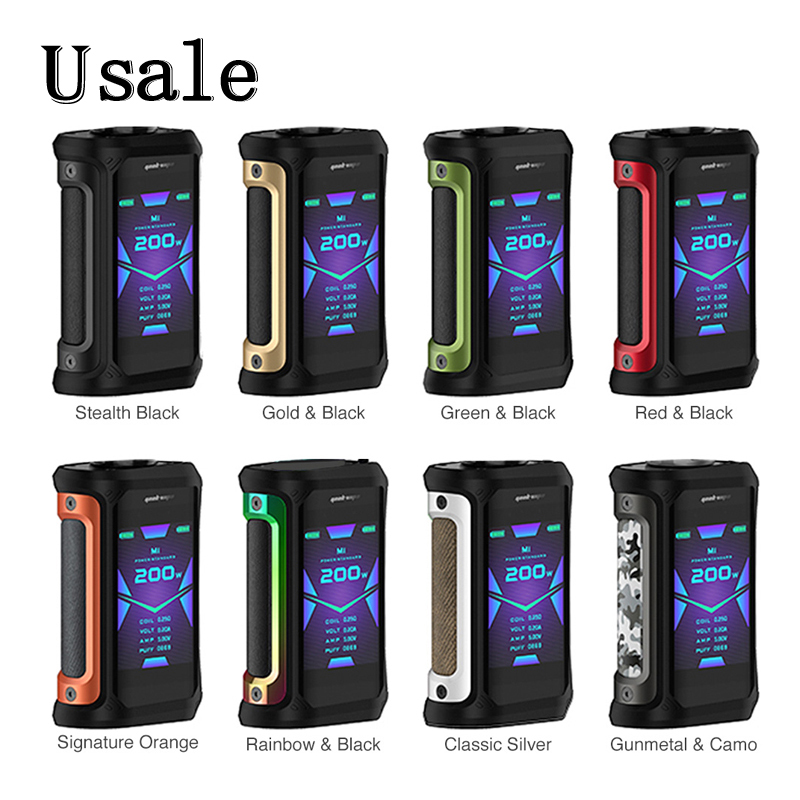 Geekvape Aegis X 200W TC Box Mod AS 2.0 Chipset 2.4 OLED Screen with IP67 Waterproof Dustproof Shockproof Vape Device 100% Original
Geekvape Aegis X 200W TC Box Mod AS 2.0 Chipset 2.4 OLED Screen with IP67 Waterproof Dustproof Shockproof Vape Device 100% Original