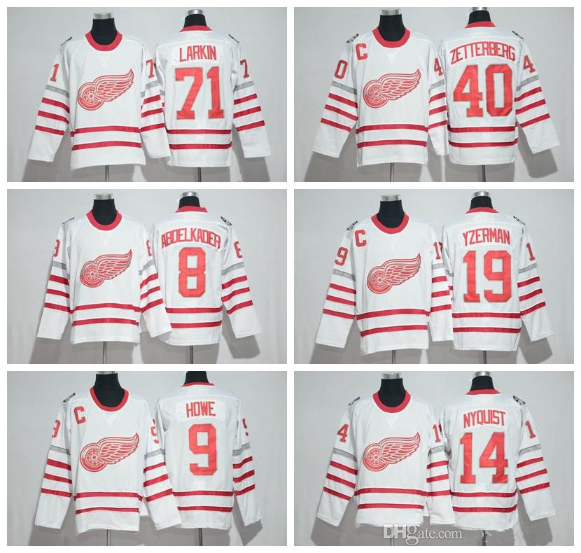 2017 Centennial Classic Detroit Red Wings Jerseys Hockey 100th Anniversary 19 Steve Yzerman 13 Pavel Datsyuk 40 Zetterberg 71 Larkin Nyquisi, Colour 3
2017 Centennial Classic Detroit Red Wings Jerseys Hockey 100th Anniversary 19 Steve Yzerman 13 Pavel Datsyuk 40 Zetterberg 71 Larkin Nyquisi, Colour 3