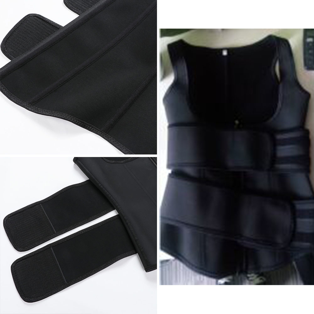 Lover Beauty Plus Size Latex Trainer Cincher 9 Steel Boned Double Control Tummy SlimTrimmer Corset Women Body Shaper Fajas BeltsT191005