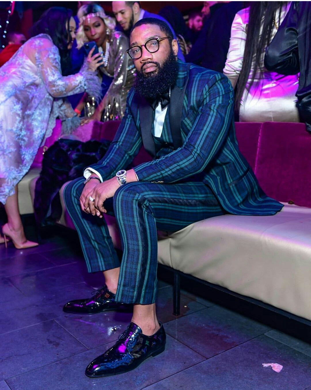 New Green Plaid Men Suits Wedding Suits Slim Fit 3 Pieces Groom Tuxedos Best Mens Prom Suits (Jacket+Pants+Vest) Custom Made