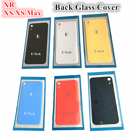10PCS OEM Back Glass Cover For iPhone XR XS MAX Back Battery Cover Door Rear Panel Glass housing With Adhesive Sticker Replacement Parts
10PCS OEM Back Glass Cover For iPhone XR XS MAX Back Battery Cover Door Rear Panel Glass housing With Adhesive Sticker Replacement Parts