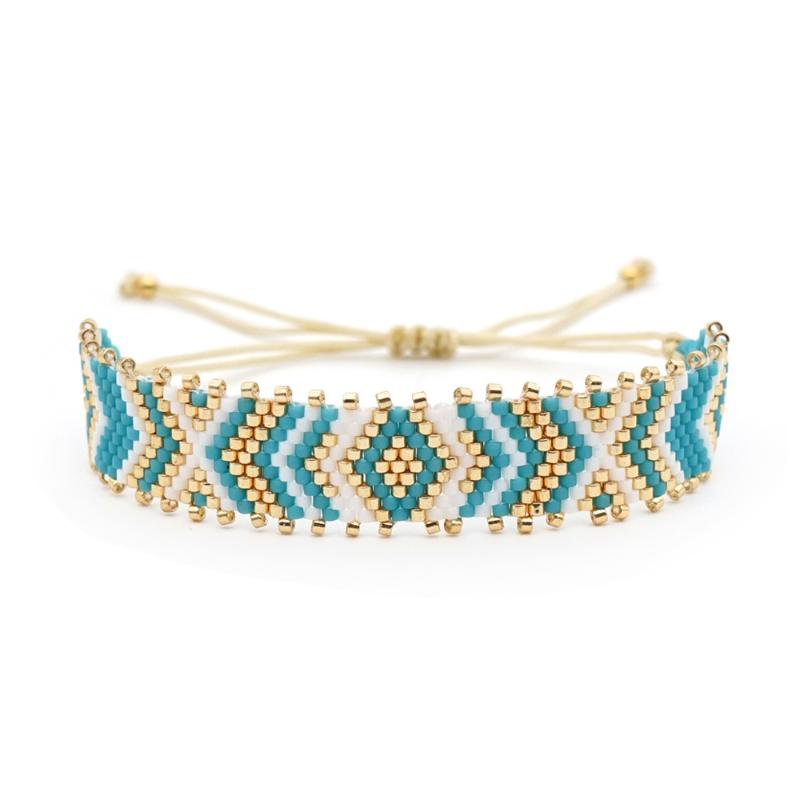 Rttooas MIYUKI Geometric Pattern Bracelet Women Handmade Woven Beaded Charm Bracelet Pulseras Mujer Moda 2020 Fashion Jewelry
Rttooas MIYUKI Geometric Pattern Bracelet Women Handmade Woven Beaded Charm Bracelet Pulseras Mujer Moda 2020 Fashion Jewelry