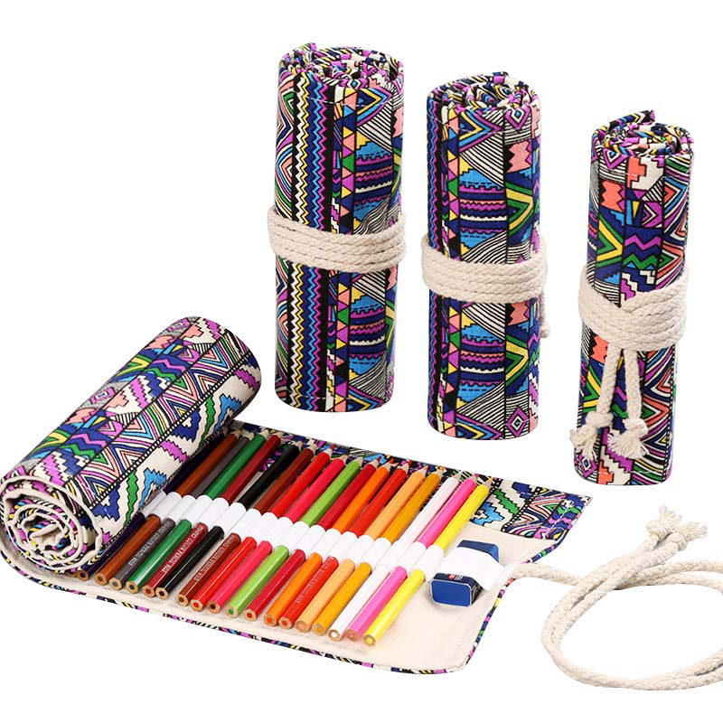 Ethnic Wind Pencil Case Professional Cosmetic Brush Bag Pen Bag Roll Pouch School Printing Pencil Case Canvas Wrap Roll Up Storage Bags
Ethnic Wind Pencil Case Professional Cosmetic Brush Bag Pen Bag Roll Pouch School Printing Pencil Case Canvas Wrap Roll Up Storage Bags