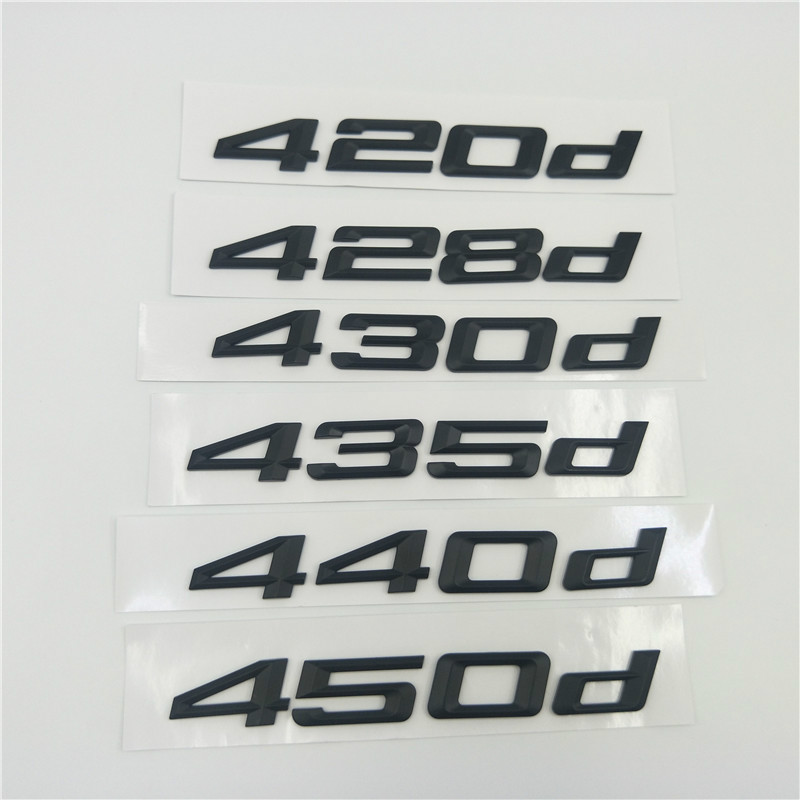 For BMW 4 Series F32 F33 F36 Black 420d 428d 430d 435d 440d 450d Emblem Logo Rear Trunk Back Number Letters Auto Decal
For BMW 4 Series F32 F33 F36 Black 420d 428d 430d 435d 440d 450d Emblem Logo Rear Trunk Back Number Letters Auto Decal