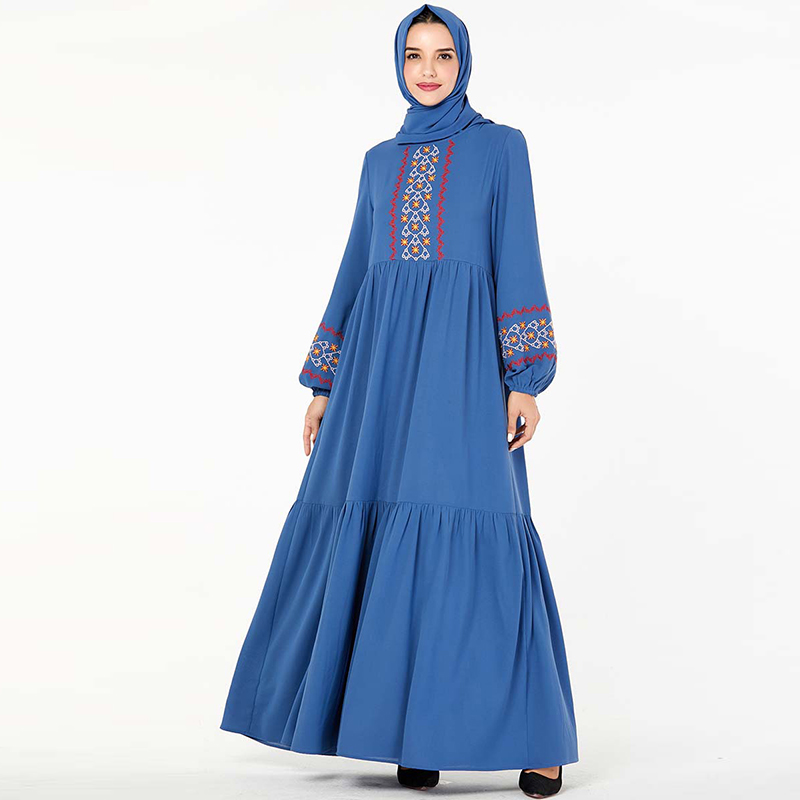 Red Abaya Dubai Turkish Hijab Muslim Dress Kaftan Islamic Clothing For Women Caftan Islam Dress Abayas Beautiful Robe Kleding