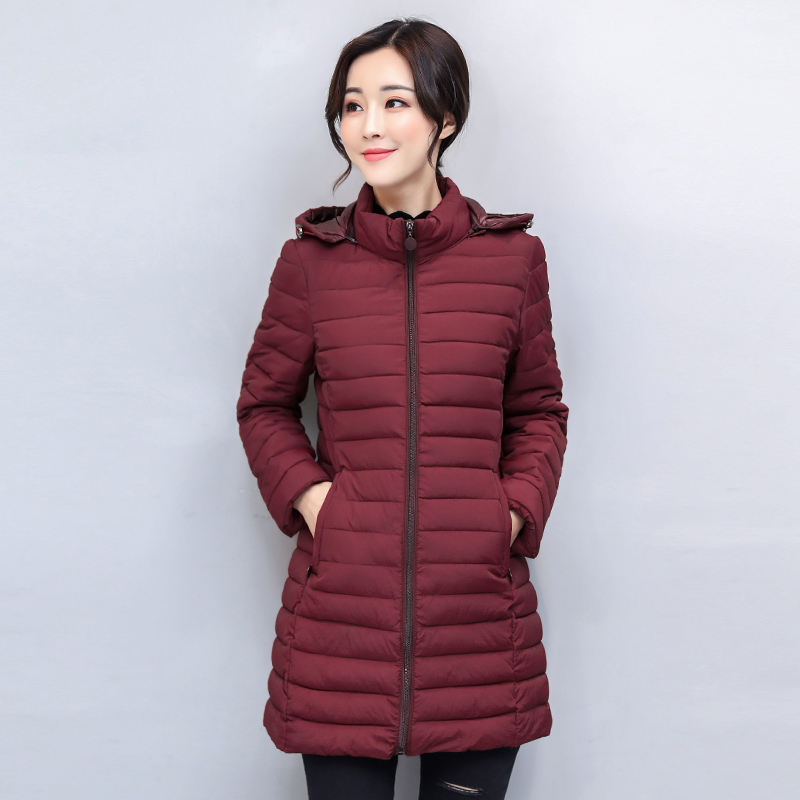 Women's Long Puffer Coat Slim Office Laides Hooded Winter Jacket Women Plus Size Solid With Zipper Cotton Padded Thick Parkas, Black
Women's Long Puffer Coat Slim Office Laides Hooded Winter Jacket Women Plus Size Solid With Zipper Cotton Padded Thick Parkas, Black