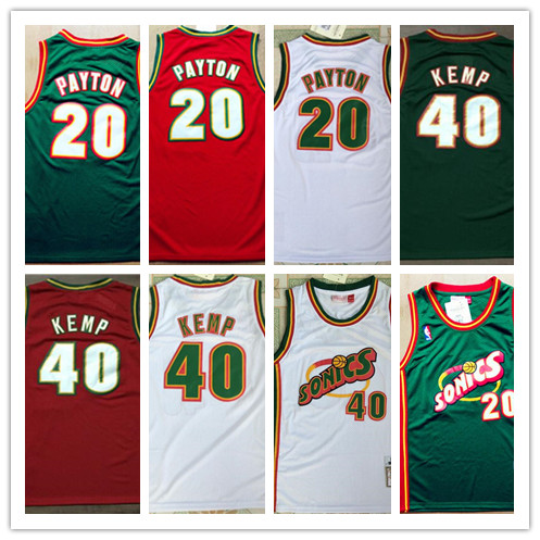 Mens 20 Gary Payton 40 Shawn Kemp throwback Jersey Embroidery College retro Basketball University wears Stitched -2XL Top Quality, As pics
Mens 20 Gary Payton 40 Shawn Kemp throwback Jersey Embroidery College retro Basketball University wears Stitched -2XL Top Quality, As pics