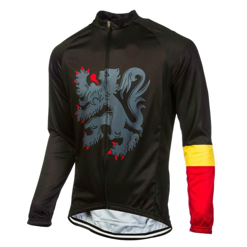 Flanders cycling jersey men winter fleece wool & no fleece long sleeve bike wear black bicycle clothing, Like photo
Flanders cycling jersey men winter fleece wool & no fleece long sleeve bike wear black bicycle clothing, Like photo