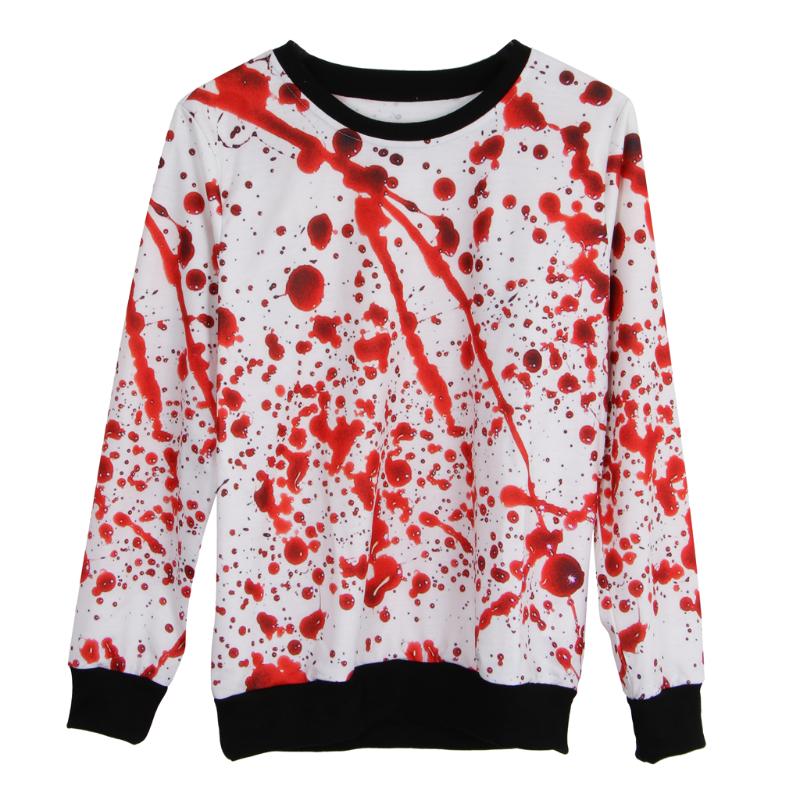 Scary Halloween Blood Splatter 3D Graphic Printed Sweatsuit Pullover Tops Blouse, As pic
Scary Halloween Blood Splatter 3D Graphic Printed Sweatsuit Pullover Tops Blouse, As pic