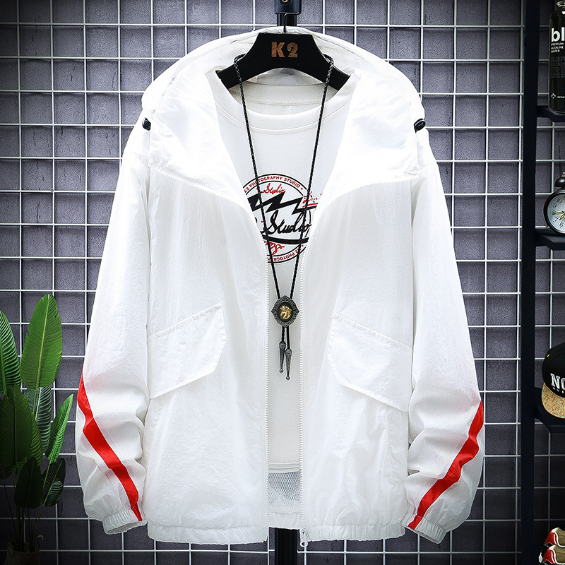 Men's ice fabric sun protection clothing summer trend handsome young thin skin clothing wild sports breathable jacket coat, 03
Men's ice fabric sun protection clothing summer trend handsome young thin skin clothing wild sports breathable jacket coat, 03
