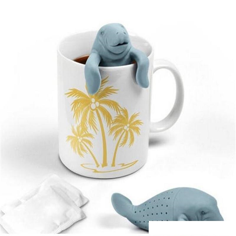 Manatee shape Silicone tea strainer fixing bag teabag tea filter tea spoon teastrainer Eco friendly and reusable ST280
Manatee shape Silicone tea strainer fixing bag teabag tea filter tea spoon teastrainer Eco friendly and reusable ST280