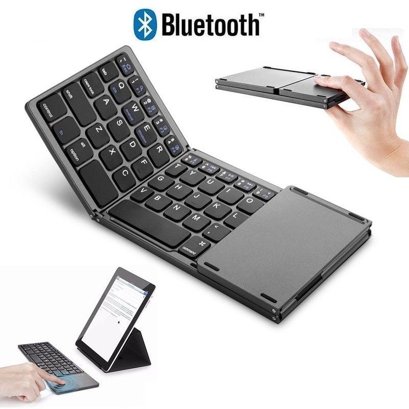 Folding Bluetooth Keyboard Wireless Phone Tablet Keyboard Support for Windows Android IOS System Touch Screen does not support IOS system
Folding Bluetooth Keyboard Wireless Phone Tablet Keyboard Support for Windows Android IOS System Touch Screen does not support IOS system