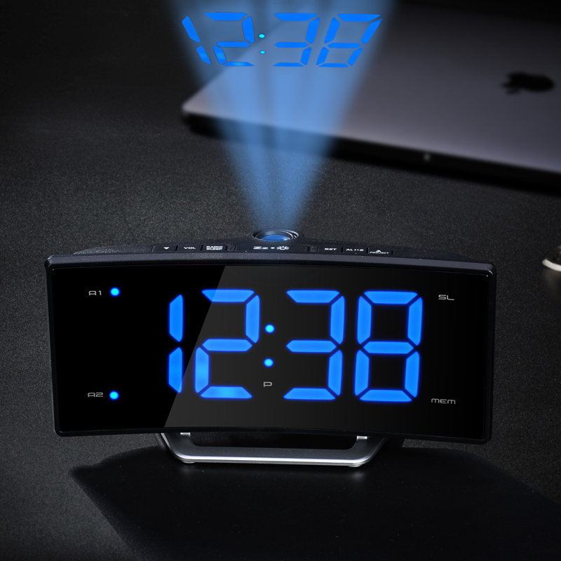 Digital Luminous Table LED Mirror Alarm Clock Usb Charging Function Radio Projection Clock Led Mirror Display Electronic 
Digital Luminous Table LED Mirror Alarm Clock Usb Charging Function Radio Projection Clock Led Mirror Display Electronic