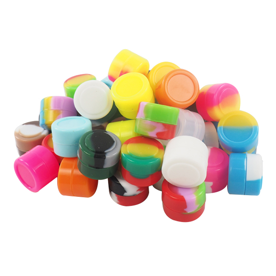Wholesale 2ML 500pcs/Lot silicone Non-stick Dabs wax jar containers dry herb storage Box oil holder jars small bottle
Wholesale 2ML 500pcs/Lot silicone Non-stick Dabs wax jar containers dry herb storage Box oil holder jars small bottle