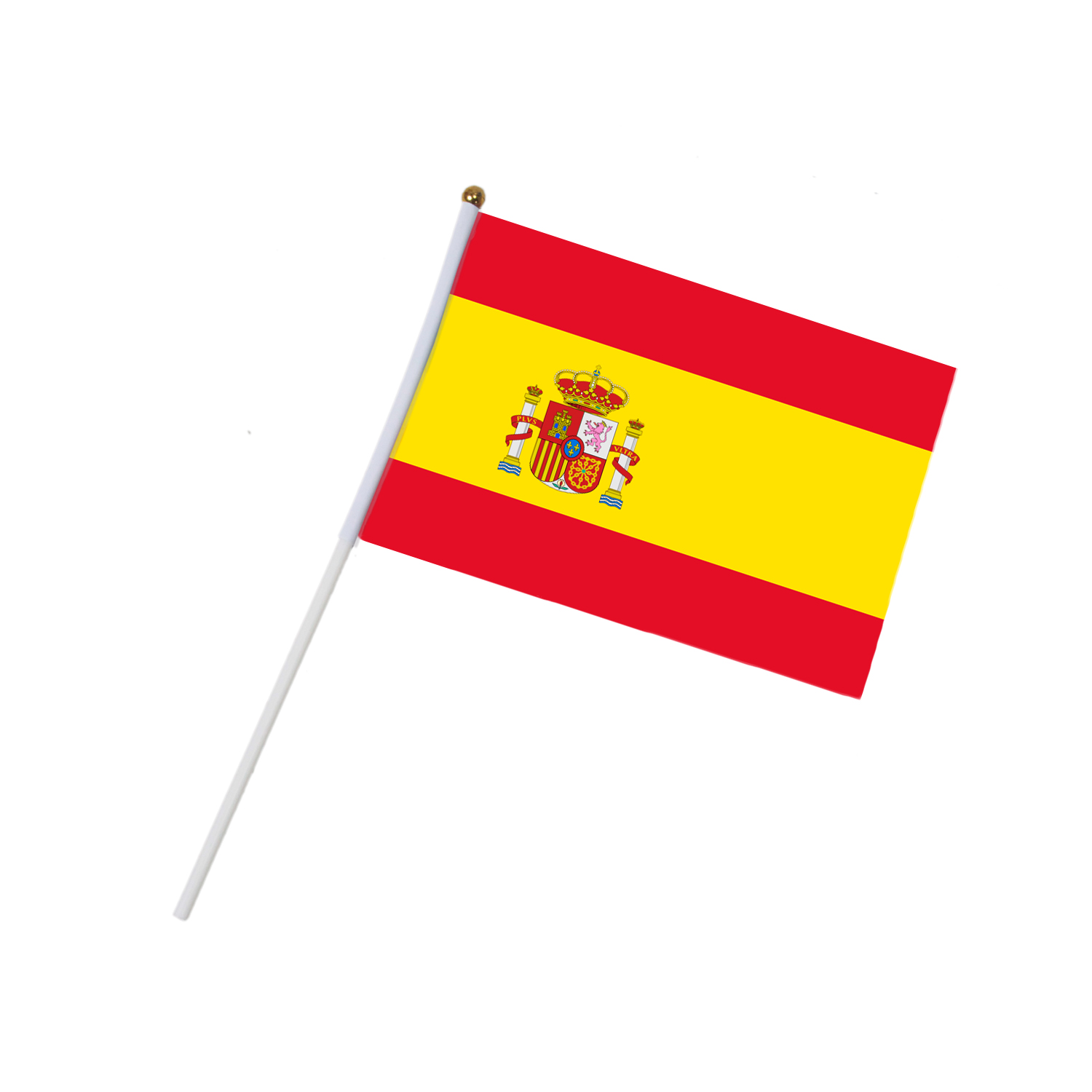 Spain Flag 21X14 cm Polyester hand waving flags Spain Country Banner With Plastic Flagpoles
Spain Flag 21X14 cm Polyester hand waving flags Spain Country Banner With Plastic Flagpoles