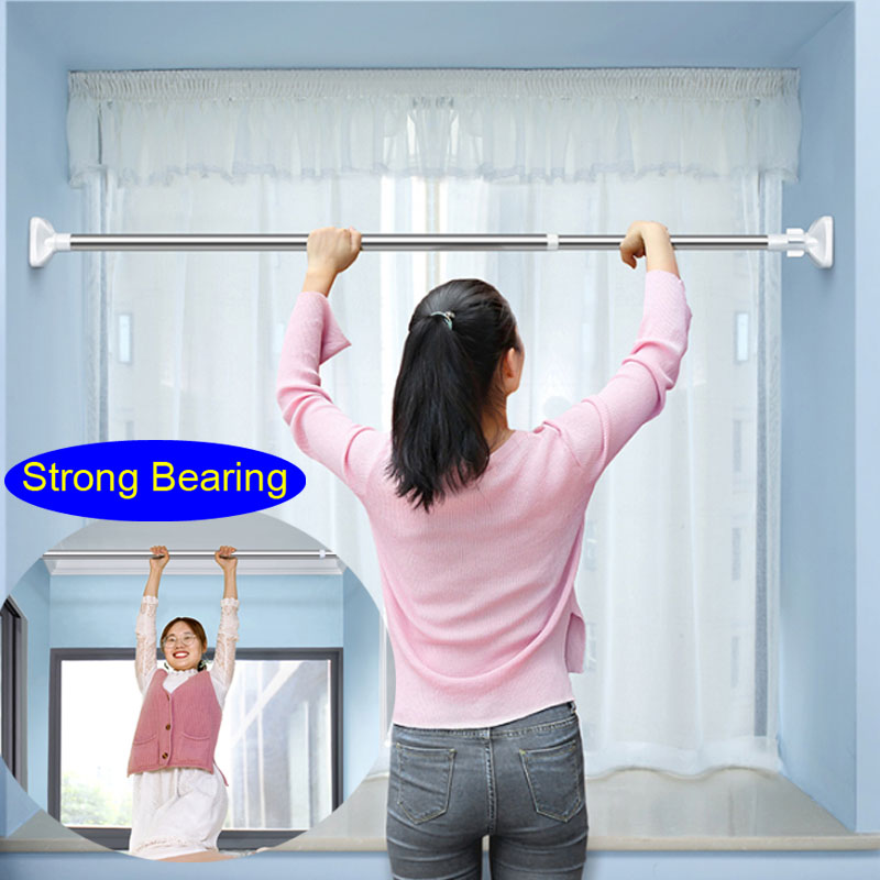 No Punching) High Quality Stainless Steel Strong Bearing Telescopic Rod Bedroom Bathroom Curtain Rod Clothes Rail Window Rod
No Punching) High Quality Stainless Steel Strong Bearing Telescopic Rod Bedroom Bathroom Curtain Rod Clothes Rail Window Rod