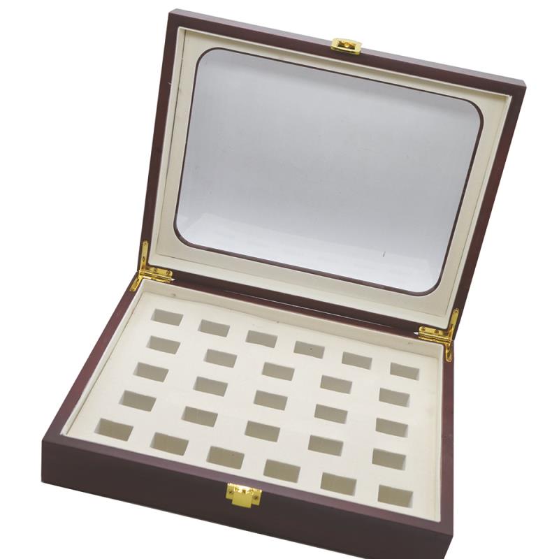 27 Holes for Championship Rings Box in Jewelry Packaging