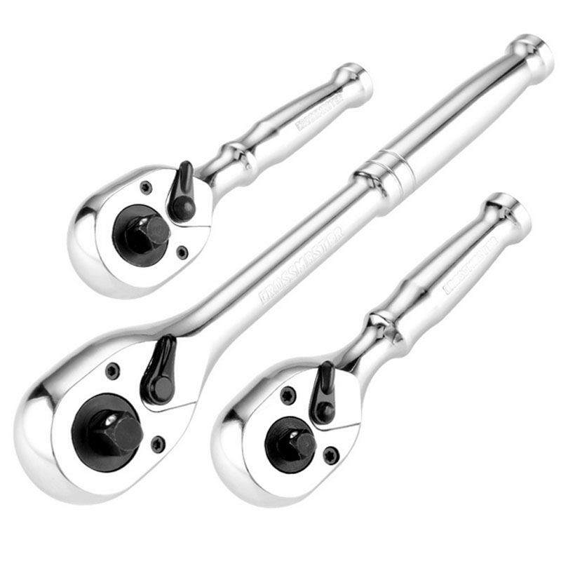 1PCS 1/4" 3/8" 1/2" Chrome Steel High Torque Ratchet Wrench for Socket 72 Teeth Quick Release Wide Used Professional Hand Tools
1PCS 1/4" 3/8" 1/2" Chrome Steel High Torque Ratchet Wrench for Socket 72 Teeth Quick Release Wide Used Professional Hand Tools