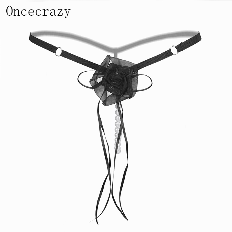 Sexy lingerie ladies rose thong panties sexy pearl open crotch temptation low waist panties couple gift T pants Pron Thong, Black
Sexy lingerie ladies rose thong panties sexy pearl open crotch temptation low waist panties couple gift T pants Pron Thong, Black