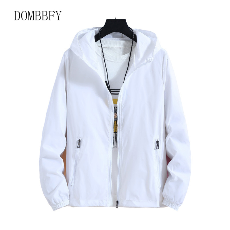 Spring Summer Bomber Jacket Men Women Casual Solid Windbreaker Zipper Thin Hooded Coat Outwear Male Outdoor Sports Jacket 7XL, White
Spring Summer Bomber Jacket Men Women Casual Solid Windbreaker Zipper Thin Hooded Coat Outwear Male Outdoor Sports Jacket 7XL, White