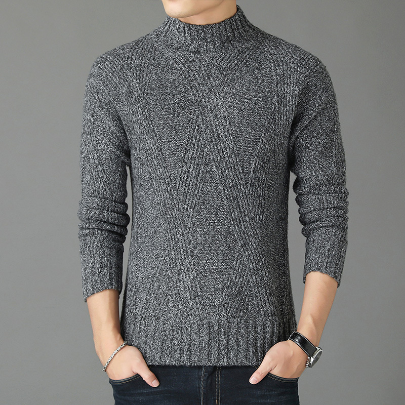 New Autumn Winter Cotton Warm Men Sweater Male Turtleneck Solid Color Casual Sweaters Slim Fit Knitted Pullovers Top Coat, Black
New Autumn Winter Cotton Warm Men Sweater Male Turtleneck Solid Color Casual Sweaters Slim Fit Knitted Pullovers Top Coat, Black