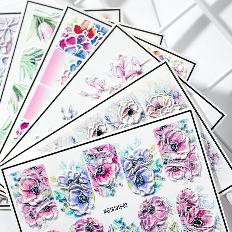 Frosted 3D Stickers Nail Decals Manicure Carved Flower DIY Design Nail Art Decoration Adhesive Paper Craft Accessoires, Wg181225-06
Frosted 3D Stickers Nail Decals Manicure Carved Flower DIY Design Nail Art Decoration Adhesive Paper Craft Accessoires, Wg181225-06