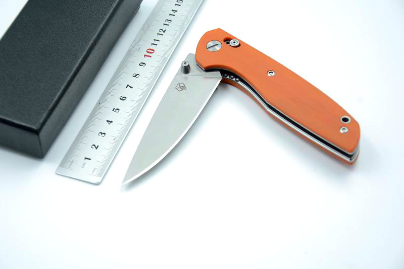 Shirogorov model 95 Flipper Knife 3.74" D2 Drop Point Blade,Orange G10 handles Combat Pocket Knife Outdoor Camping EDC Tools
Shirogorov model 95 Flipper Knife 3.74" D2 Drop Point Blade,Orange G10 handles Combat Pocket Knife Outdoor Camping EDC Tools
