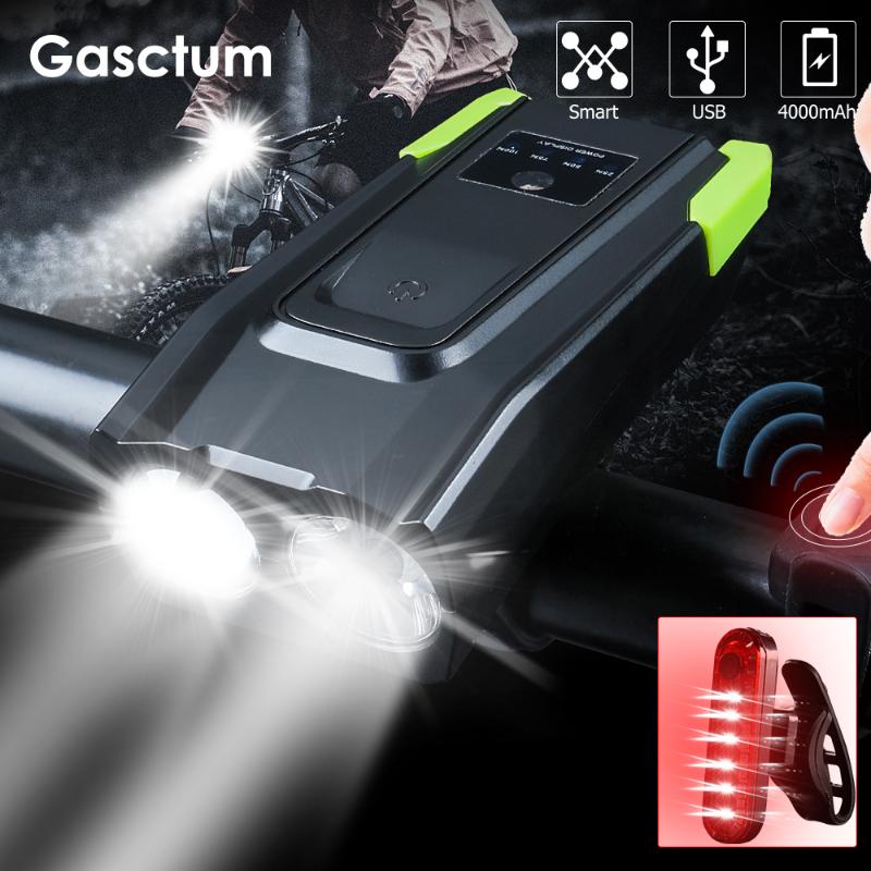 Bike Lights 20000LM USB Rechargeable Smart Bicycle Light Induction 4000mAh Front With Horn LED Lamp Riding Taillight
Bike Lights 20000LM USB Rechargeable Smart Bicycle Light Induction 4000mAh Front With Horn LED Lamp Riding Taillight