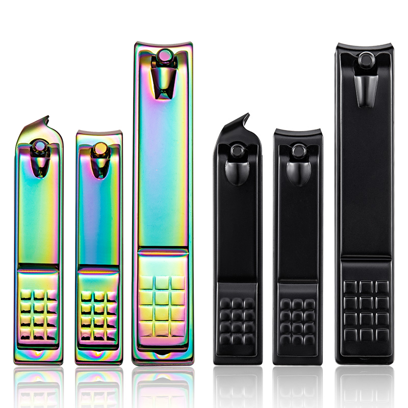 2021 New Gradient Black Stainless Steel Nail Clipper Fingernail Toe Cutting Manicure Pedicure Foot Trimmer Tools For Man Woman
2021 New Gradient Black Stainless Steel Nail Clipper Fingernail Toe Cutting Manicure Pedicure Foot Trimmer Tools For Man Woman