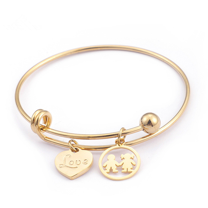 Fashion Stainless Steel LOVE Heart Bangles 68mm Women Cartoon Boy Girl Charm Bracelet & Bangle Jewelry Gifts
Fashion Stainless Steel LOVE Heart Bangles 68mm Women Cartoon Boy Girl Charm Bracelet & Bangle Jewelry Gifts