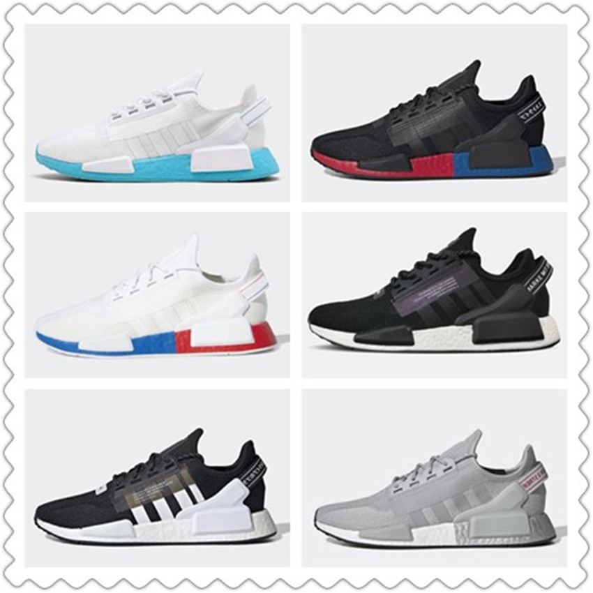 Top Quality NMD R1 V2 Running Shoes Aqua Core Black OG Gold Metallic Schuhe Breathable Mesh Women Mens Trainers Sports Sneakers 36-45, Colors 12
Top Quality NMD R1 V2 Running Shoes Aqua Core Black OG Gold Metallic Schuhe Breathable Mesh Women Mens Trainers Sports Sneakers 36-45, Colors 12