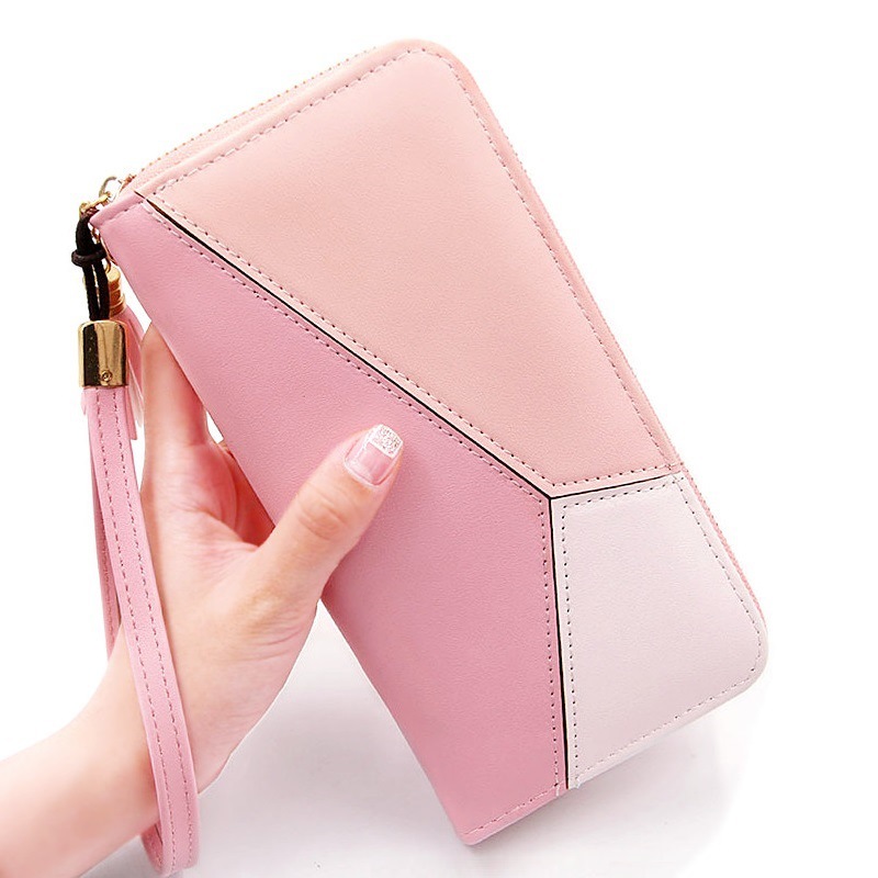 2020 New Ladies Wallet Long Korean Fashion Contrast Color Clutch Zipper Phone Bag, Black
2020 New Ladies Wallet Long Korean Fashion Contrast Color Clutch Zipper Phone Bag, Black