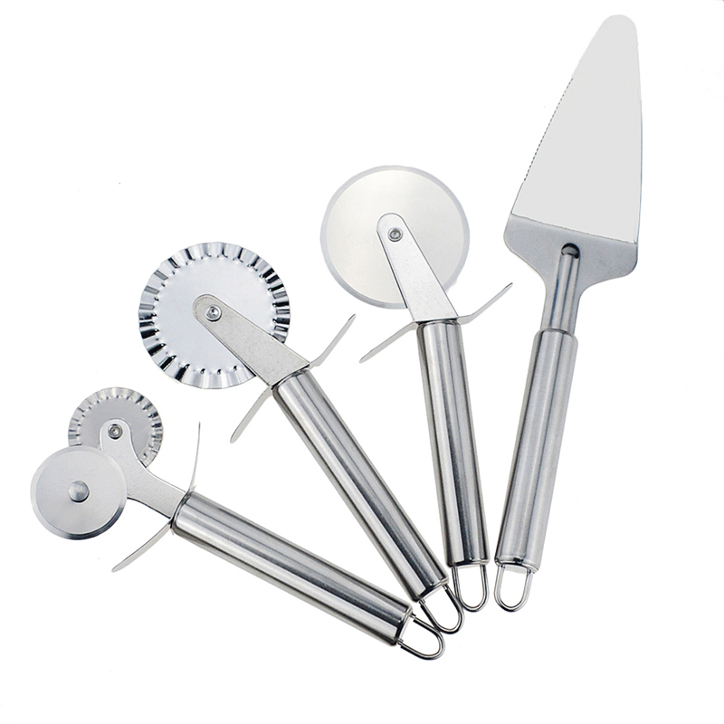 4 Patterns Stainless Steel Pizza Cutter Double Roller Pizza Knife Cutter Pastry Pasta Dough Crimper Kitchen Tools
4 Patterns Stainless Steel Pizza Cutter Double Roller Pizza Knife Cutter Pastry Pasta Dough Crimper Kitchen Tools
