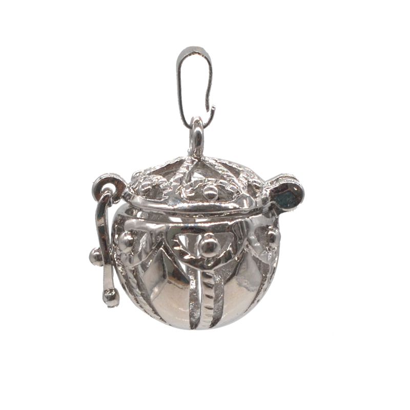 Silver Celtic Ball Melody Harmony Ball Pendant Necklace Female Pregnant Woman Gift