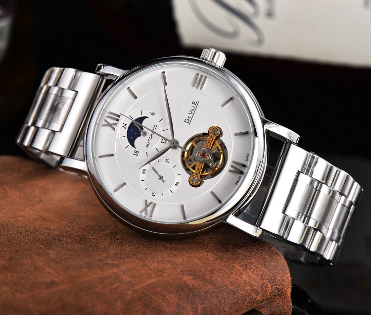 2020 high quality Large flywheel luxury mens watches automatic Mechanical watch designer watches OMEG brand steel strap Casual sports style
2020 high quality Large flywheel luxury mens watches automatic Mechanical watch designer watches OMEG brand steel strap Casual sports style