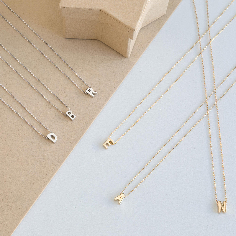 Letter Necklaces Simple Women Necklace Clavicle Chain Lovers Jewelry High Quality Girls Gold Color Trendy Stainless Naszyjnik
Letter Necklaces Simple Women Necklace Clavicle Chain Lovers Jewelry High Quality Girls Gold Color Trendy Stainless Naszyjnik