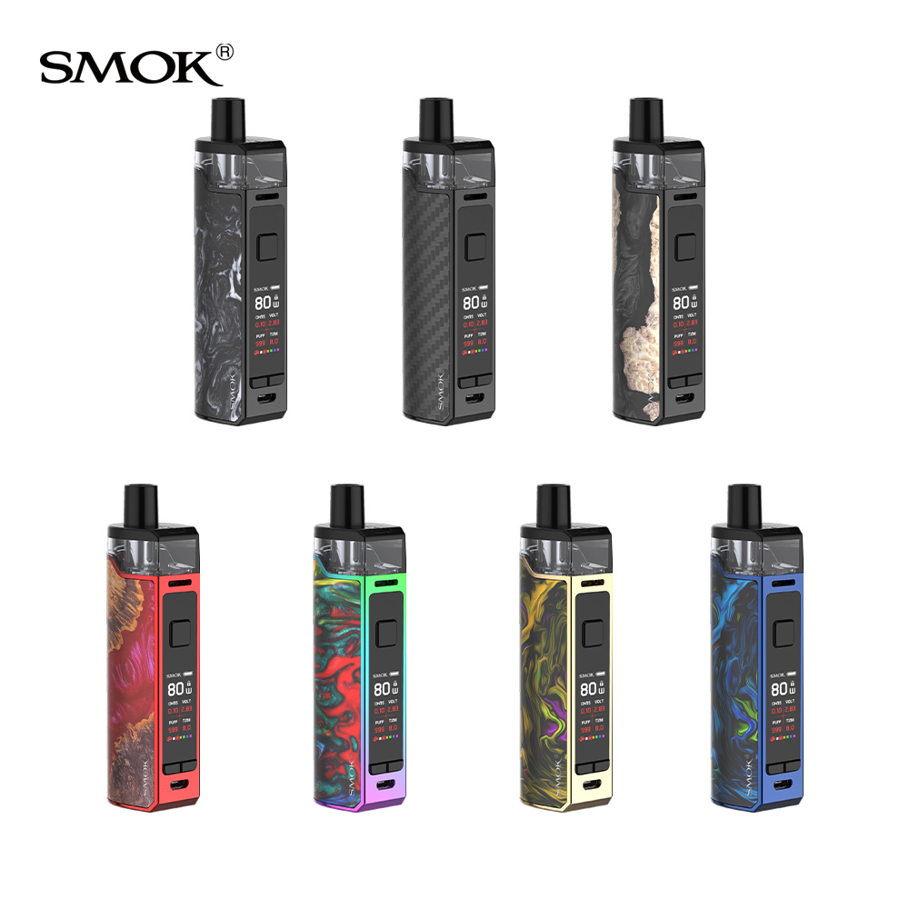 Authentic SMOK RPM80 Kit ecigarette 3000mAh 80W Output Battery with New IQ-80 Chipset and 5ml RPM80 RPM/RGC Pod 100% Smok Vape
Authentic SMOK RPM80 Kit ecigarette 3000mAh 80W Output Battery with New IQ-80 Chipset and 5ml RPM80 RPM/RGC Pod 100% Smok Vape