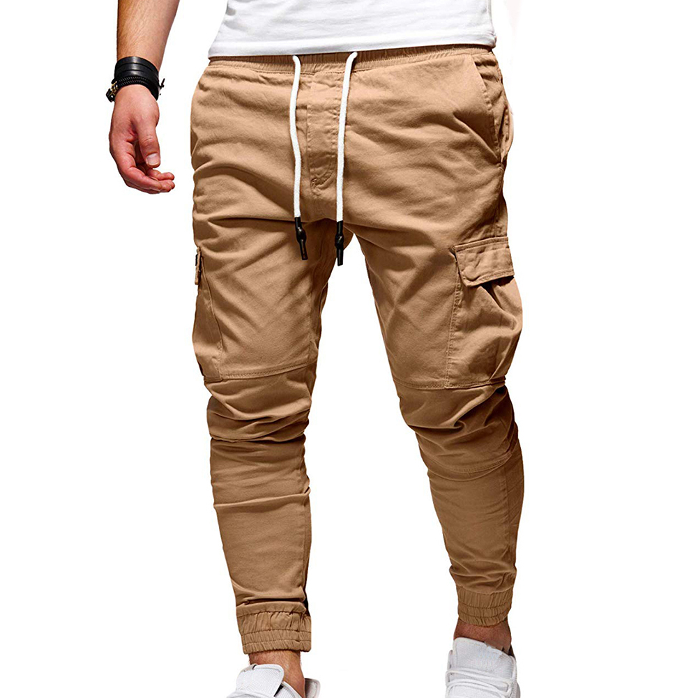 Mens Joggers Pants Black Trousers Sweat Pants Streetwear Dance Sports Sweatpants Casual Drawstring Hip Hop Mens Cloth - view 6