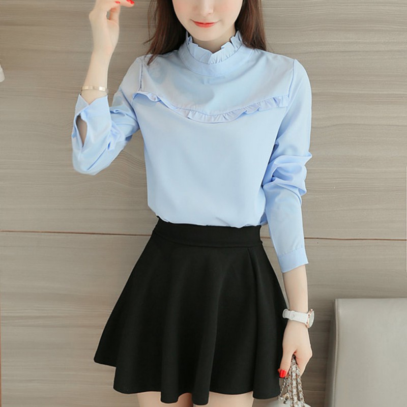 Fashion New Hot Women Blouse White Shirt Top Femme Casual Stand Long Sleeve Work Solid Blouses Women' Blusa Shirts, White short sleeve
Fashion New Hot Women Blouse White Shirt Top Femme Casual Stand Long Sleeve Work Solid Blouses Women' Blusa Shirts, White short sleeve