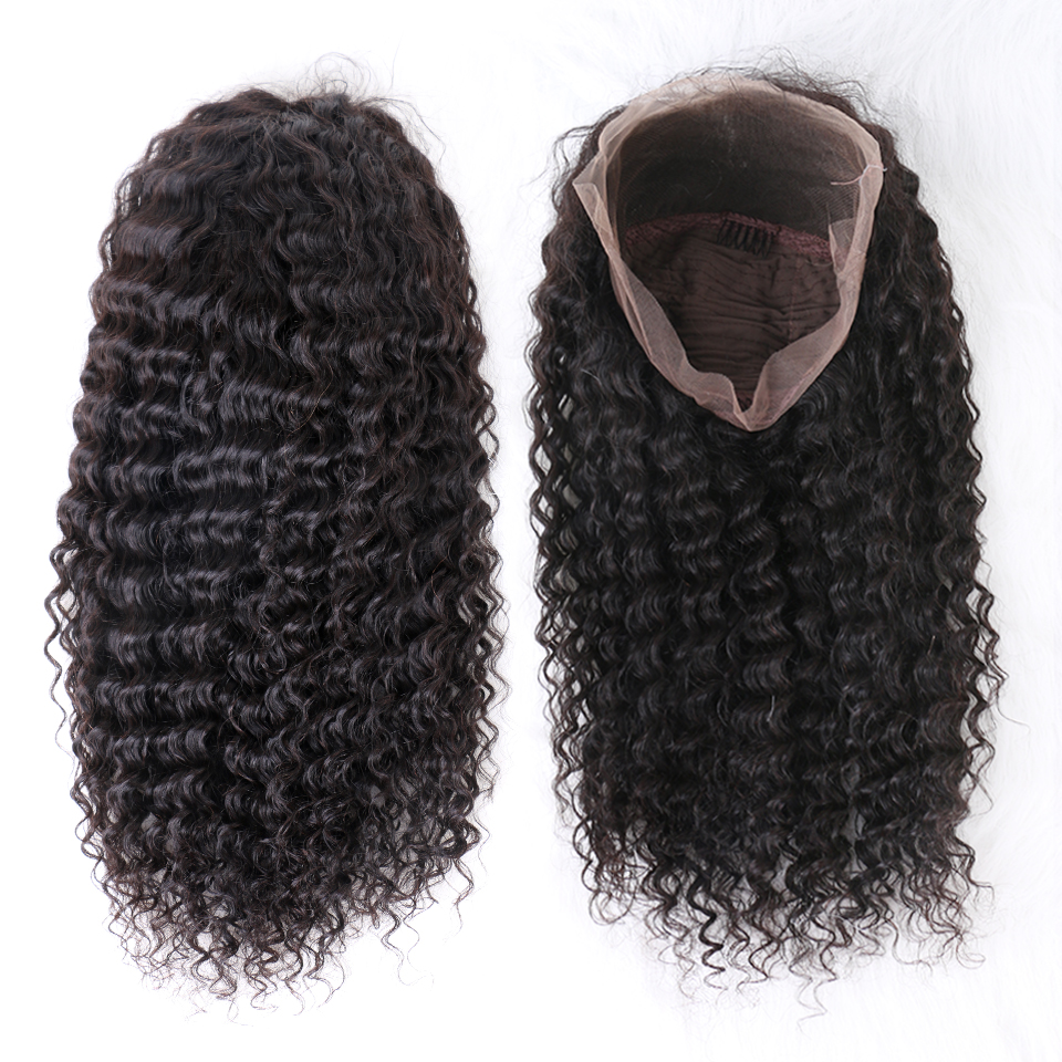 water Wave hd 360 Lace Frontal Wig Brazilian Remy Human Wigs With Baby Hair For Women Pre Plucked Bleached Knots 130%density diva1