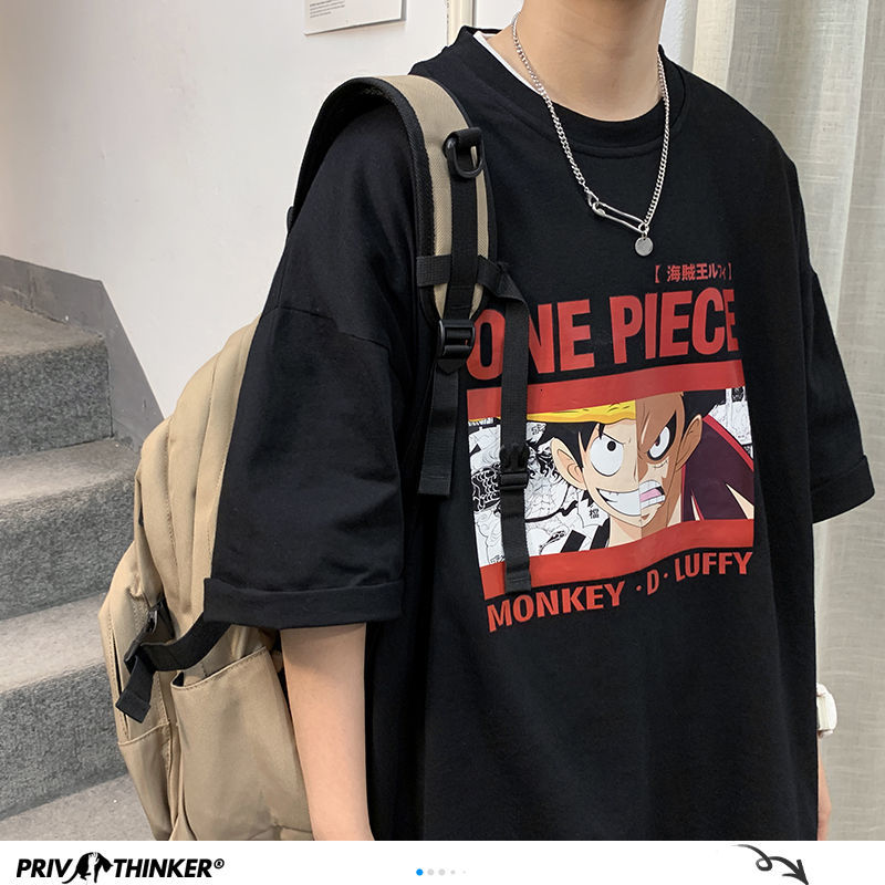 Man Woman Anime Printed Short-sleeved T Shirt Mans Haruku Casual Fashion Graphic Tees
